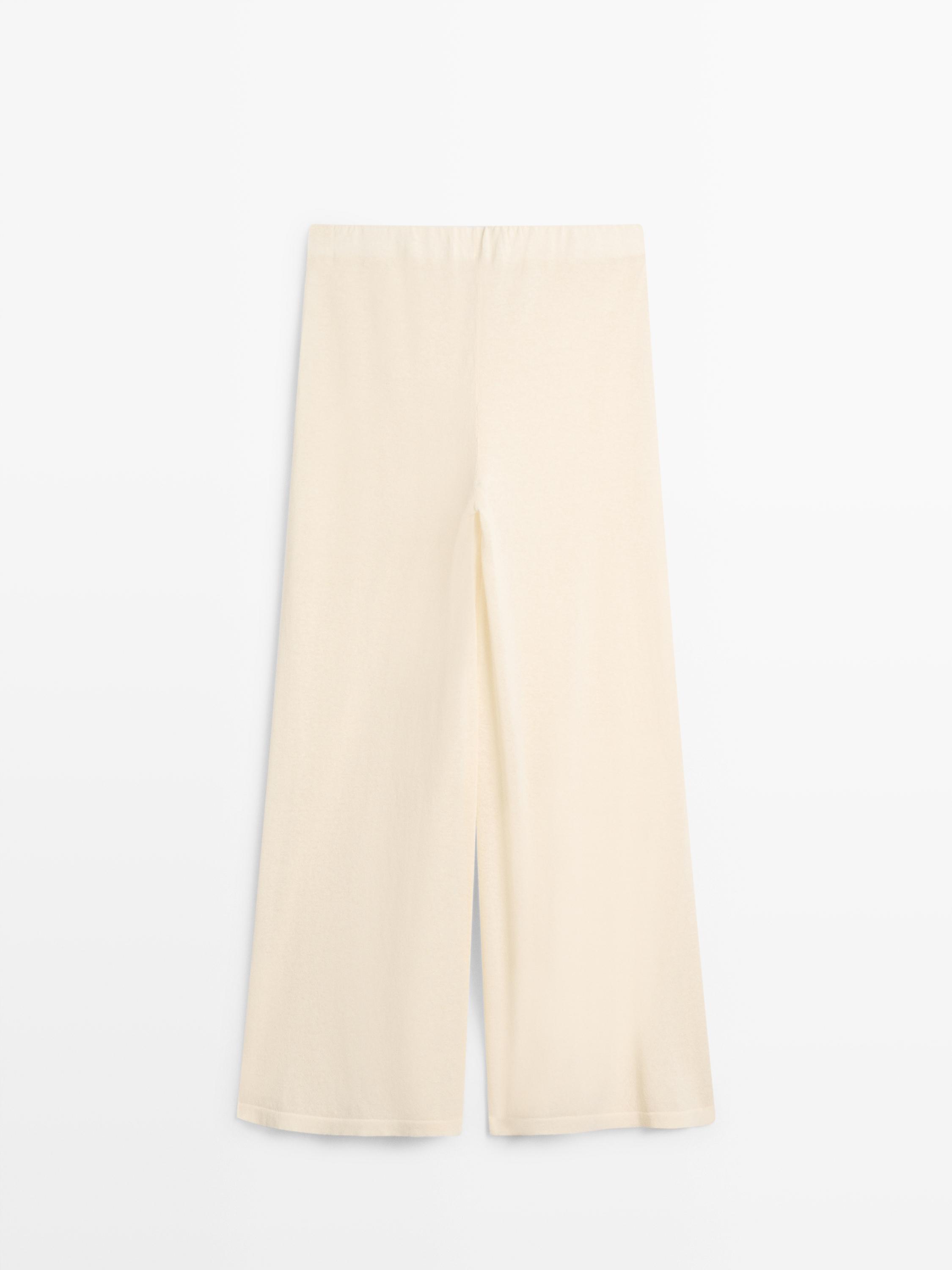 Total look wide-leg flowing trousers